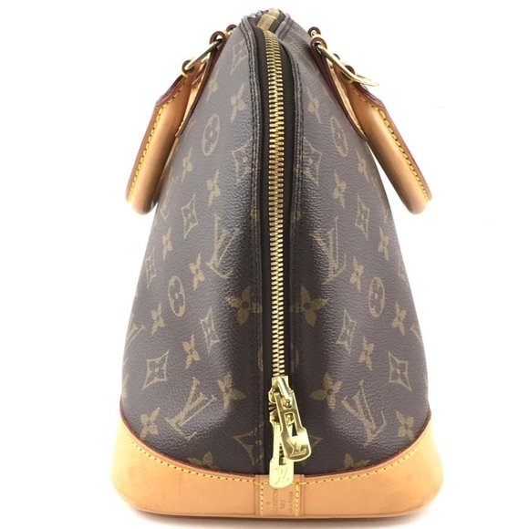 Louis Vuitton Alma Monogram Canvas Handbag Satchel - Picture 8 of 12